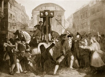 Daniel Defoe in de schandpaal, 31 juli 1703, illustratie uit 